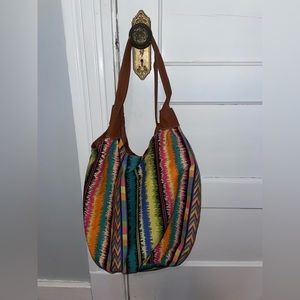 Colorful large purse